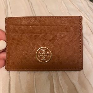 Tory Burch Cognac Card Holder